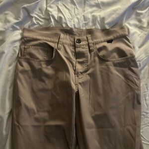 Khaki Travis Mathew open to close pants